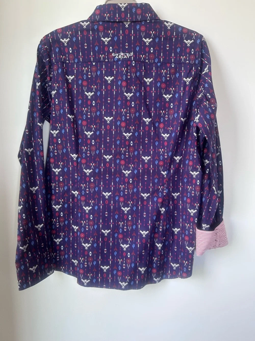 Ariat Kirby Long Sleeve Button Up Southwest Thunderbird Print Western Shirt - Picture 5 of 9
